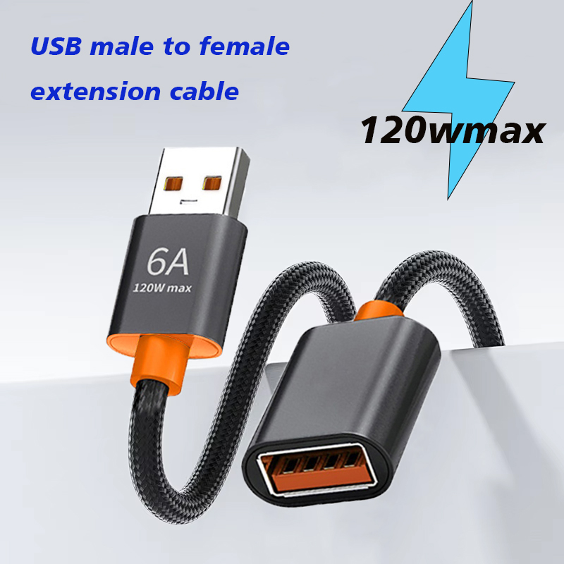 Coiled Usb Cable - USB 2.0 연장 케이블 남성-여성 연장