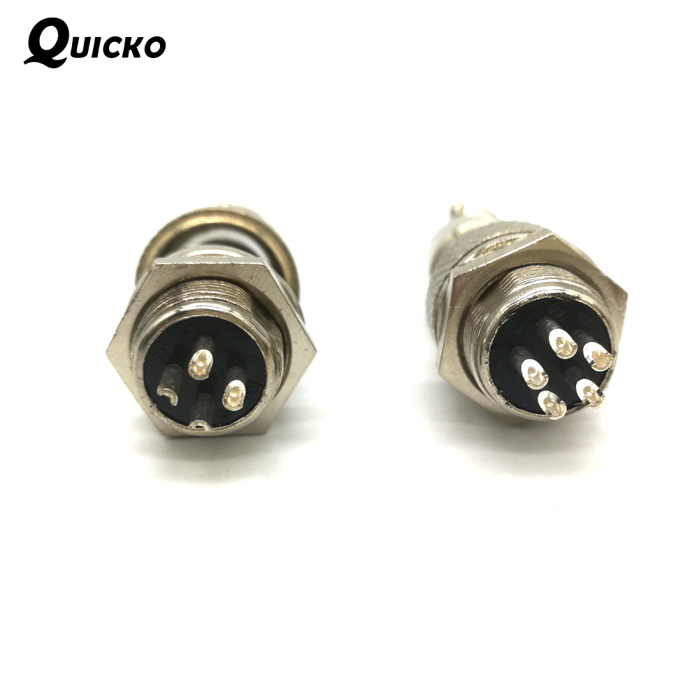 Aviator Connector Kit - 전자 도구 납땜 인두 GX12-5 핀/GX12-4