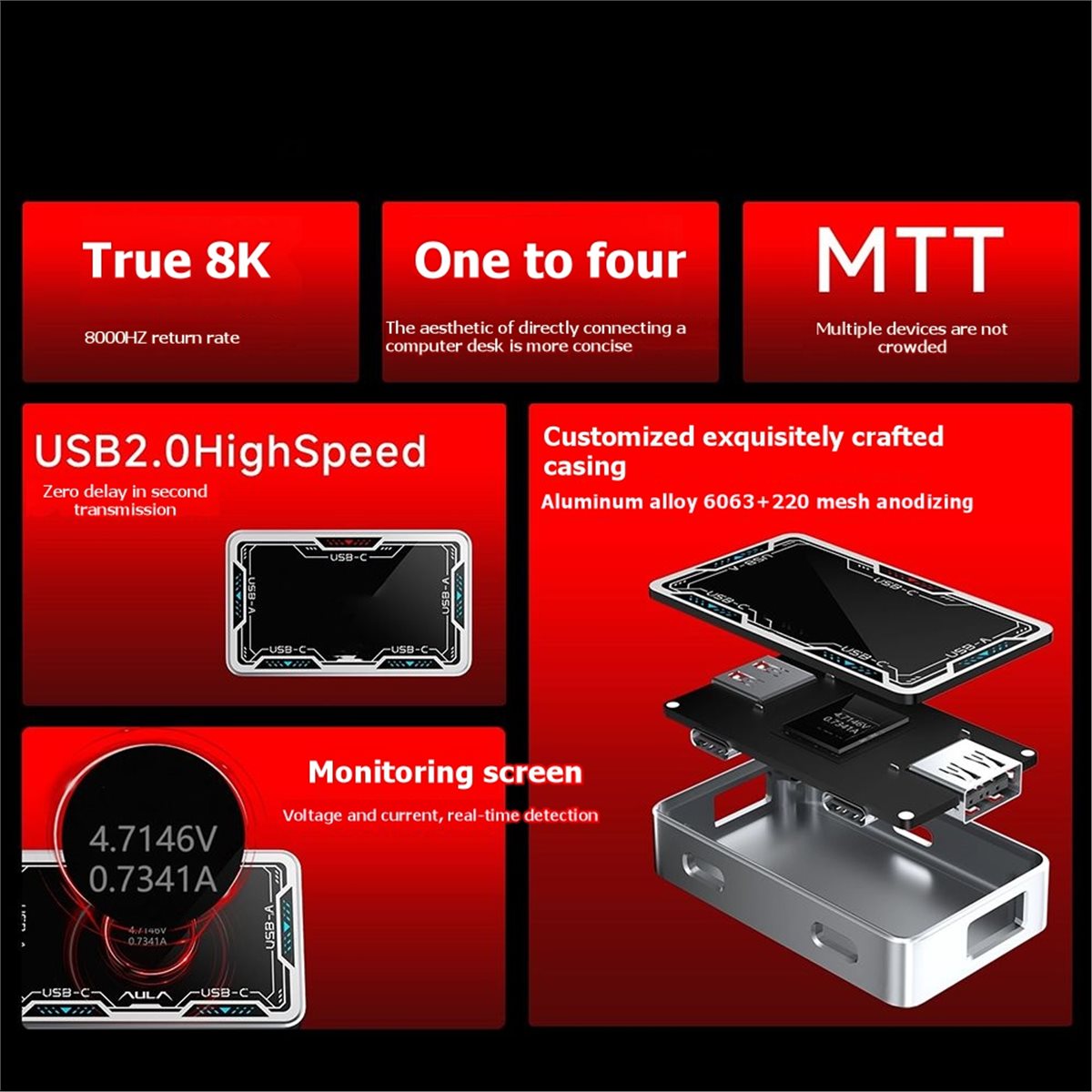 Gaming Keyboard Splitter - ■ ★ 신상품 패션 게이밍 USB