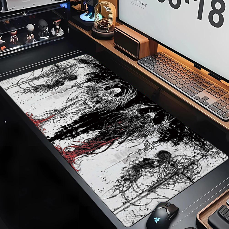 Gaming Keyboard And Mouse - 다크 엔젤 아트 디자인 대형 사이즈
