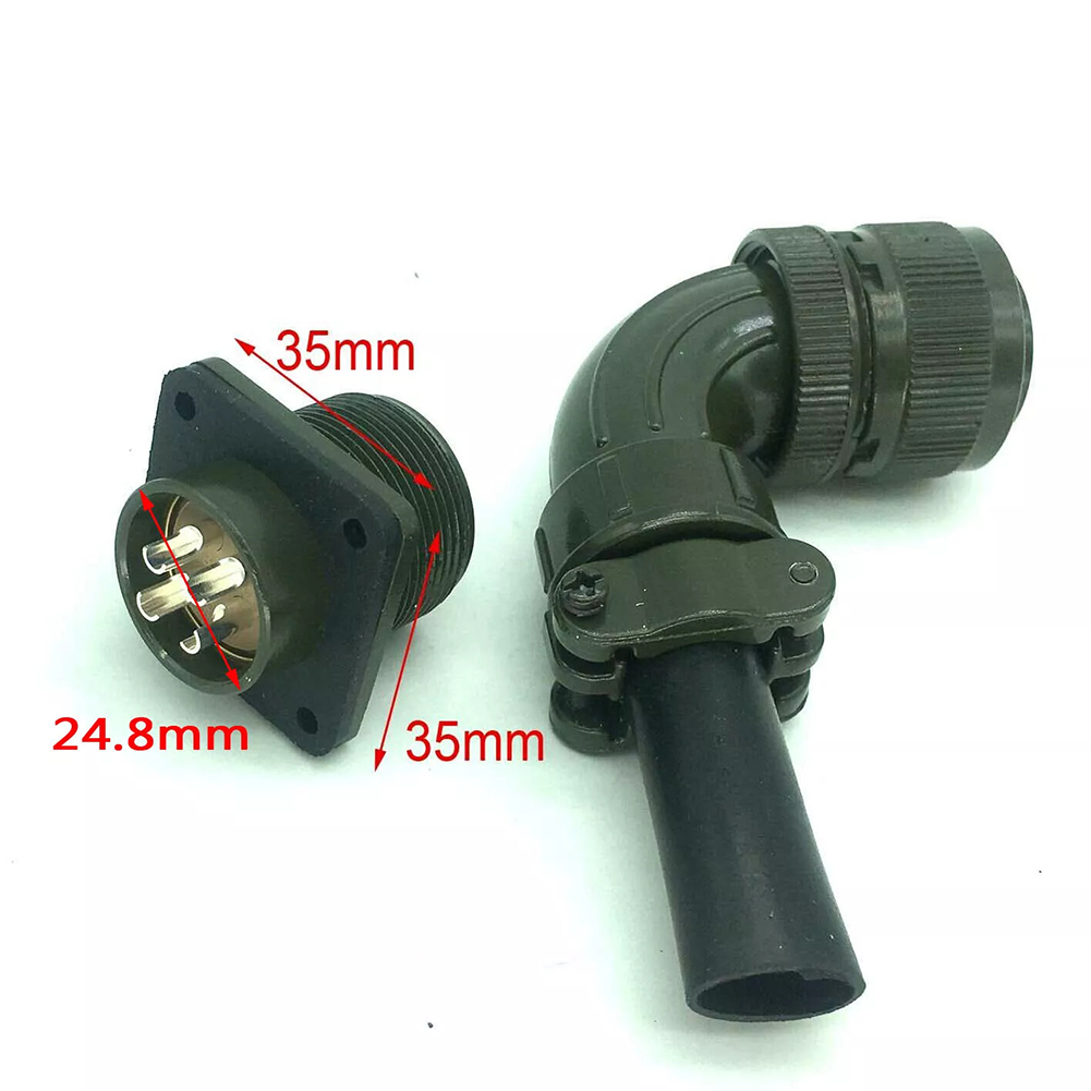 Aviator Connector Kit - 90도 커넥터 4핀 커넥터 항공 장비