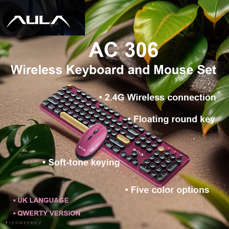 Gaming Keyboard And Mouse For Xbox - AULA AC306 무선 키보드 및 마우스