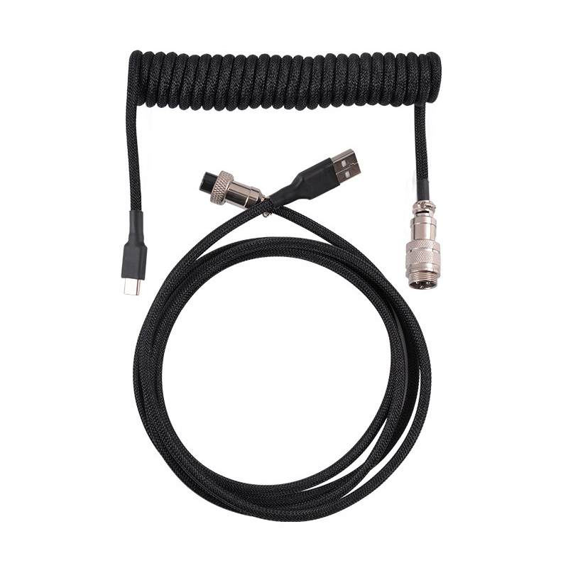 Coiled Usb Cable - 유형 C 기계식 키보드 코일 케이블