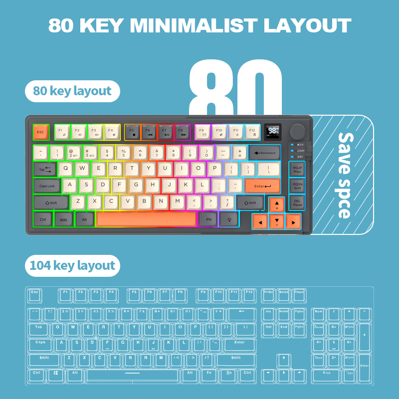듀얼 모드 2.4G 블루투스 무선 게이밍 키보드 마우스 - Gaming Keyboard And Mouse For Xbox 리뷰 및 가격