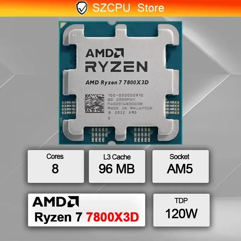 AMD R7 7800X3D CPU 8코어 16스레드,  - Amd Cpu Ryzen 7 리뷰 및 가격