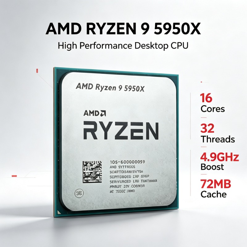 데스크탑 부품 CPU AMD R9 5950X Ryzen - Amd Cpu Ryzen 9 리뷰 및 가격