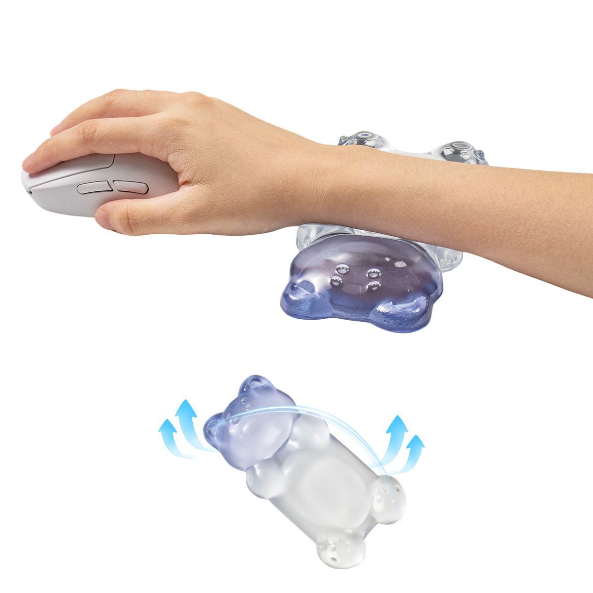 귀여운 곰 모양 손목 받침대 투명 젤 마우스 손목 패드 - Gaming Keyboard No Number Pad 리뷰 및 가격