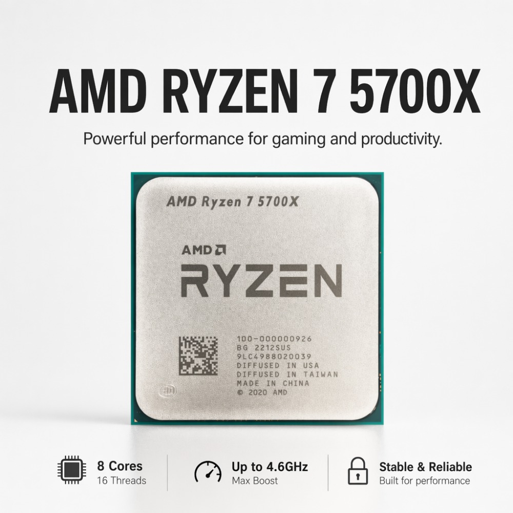 7NM AMD Ryzen 7 5700X AM4 CPU  - Amd Cpu Ryzen 7 리뷰 및 가격