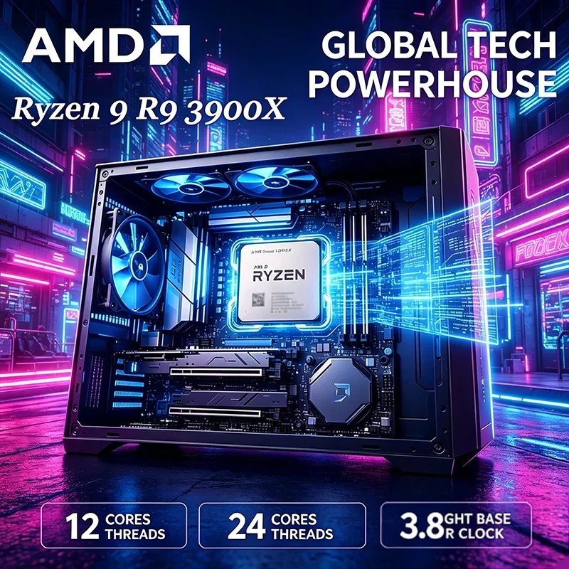 AMD 라이젠 9 3900X 프로세서 12코어 24스레 - Amd Cpu Ryzen 9 리뷰 및 가격
