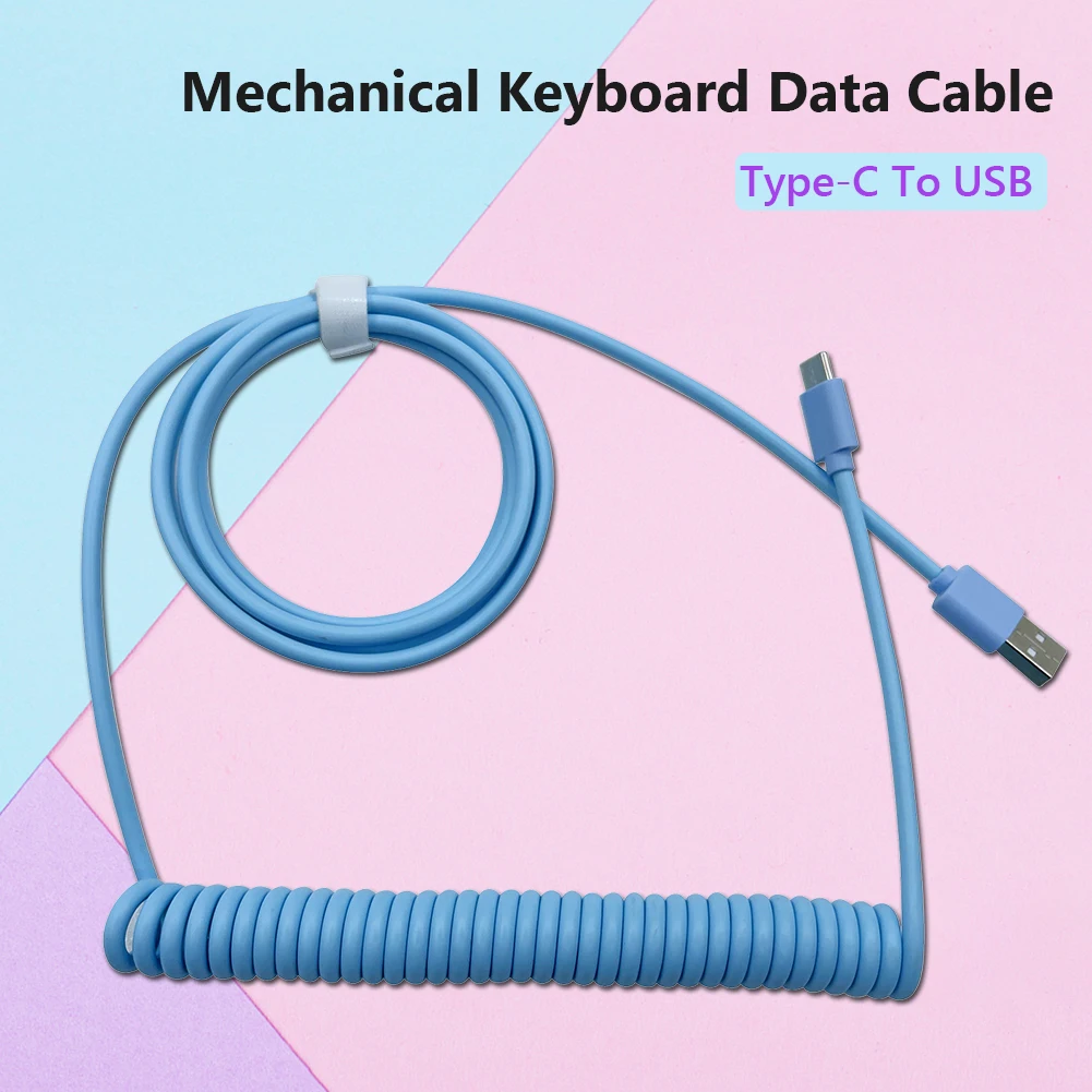 컴퓨터 기계식 키보드 데이터 케이블, 익스텐션 코드,  - Coiled Usb Cable 리뷰 및 가격