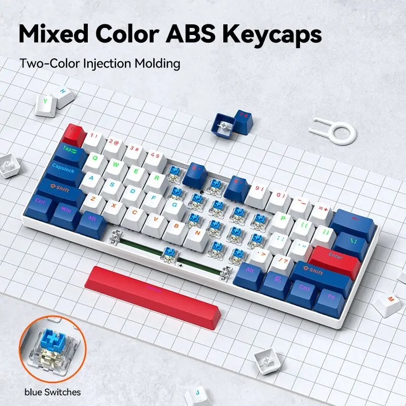 T-WOLF T60 61키 기계식 게이밍 키보드, 탈착 - Gaming Keyboard Not Typing 리뷰 및 가격