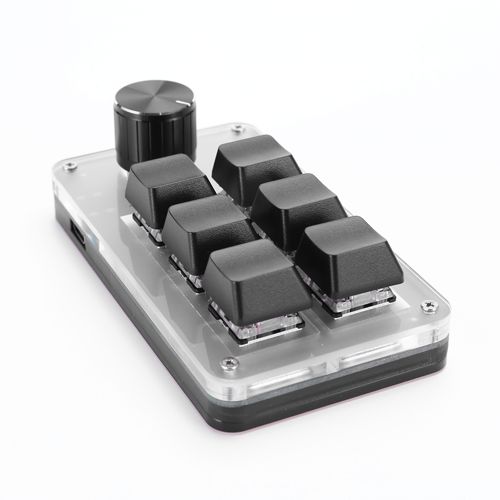 6키 1노브 한손 기계식 게이밍 키보드 핫스왑 RGB  - Gaming Keyboard 1 Hand 리뷰 및 가격