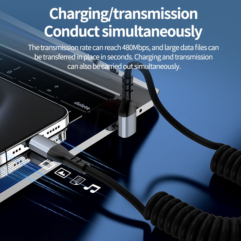240W USB C to USB C 차량용 충전 케이블 - Coiled Usb Cable 리뷰 및 가격