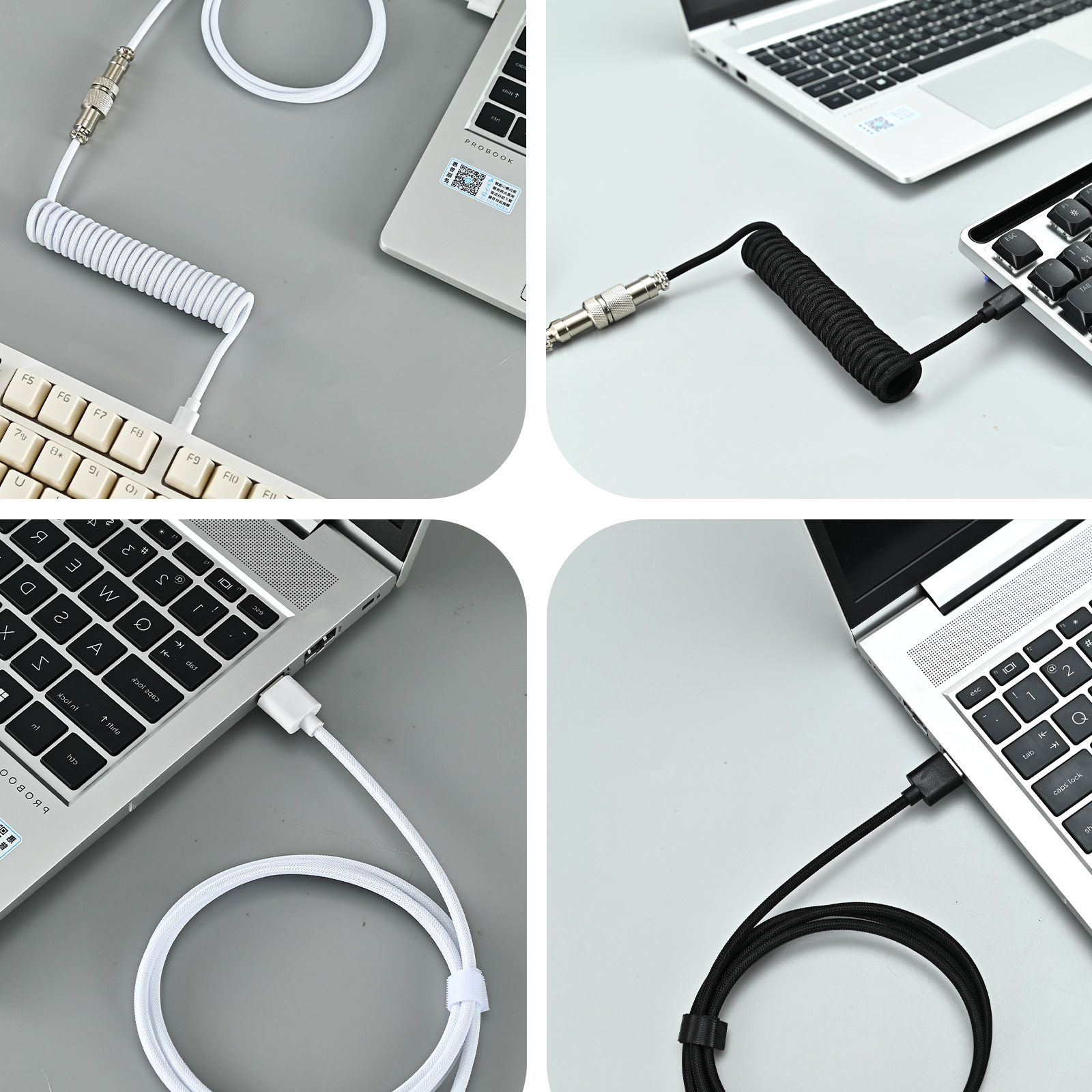USB 타입 C 기계식 키보드 코일 케이블 하드웨어 링 - Coiled Usb Cable 리뷰 및 가격