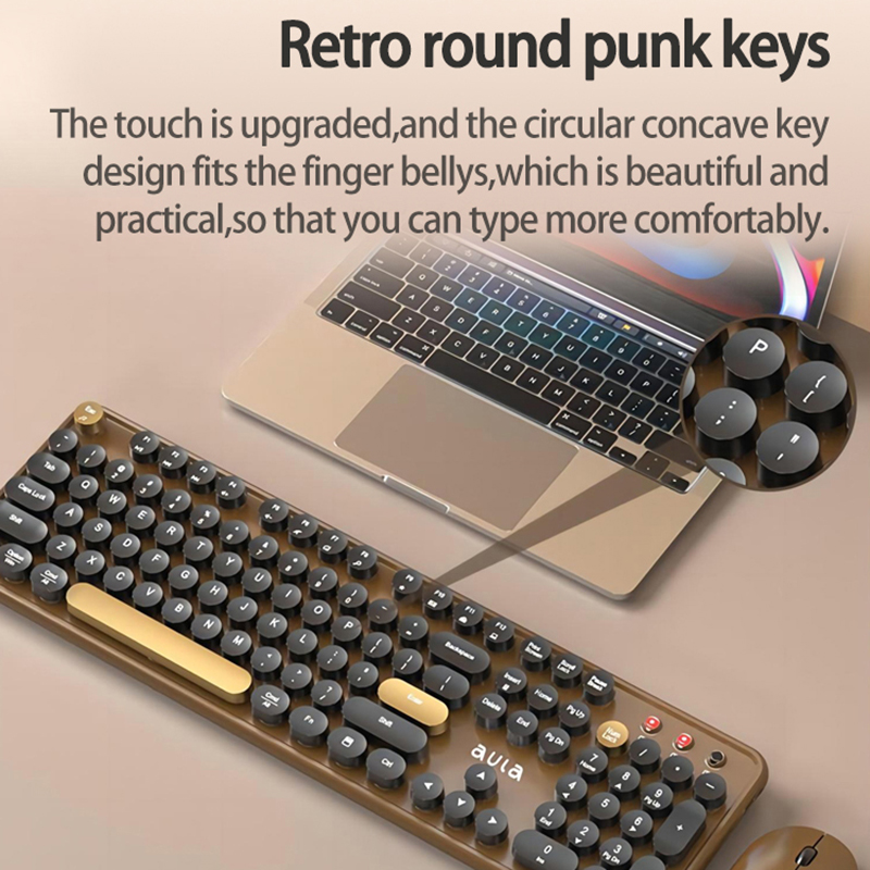 AULA AC306 무선 키보드 및 마우스 콤보 레트로 - Gaming Keyboard And Mouse For Xbox 리뷰 및 가격
