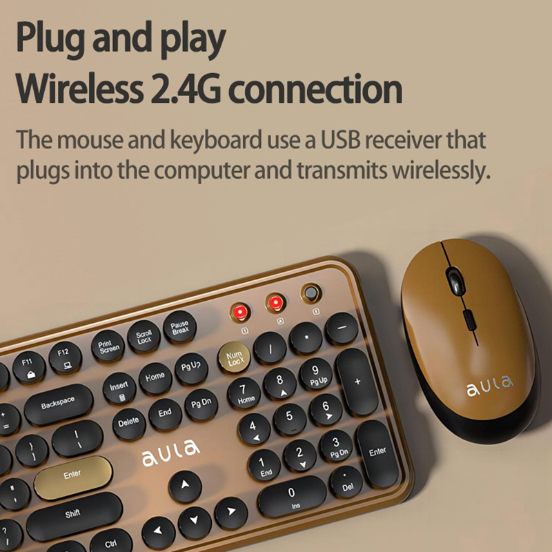 AULA AC306 무선 키보드 및 마우스 콤보 레트로 - Gaming Keyboard And Mouse For Xbox 리뷰 및 가격