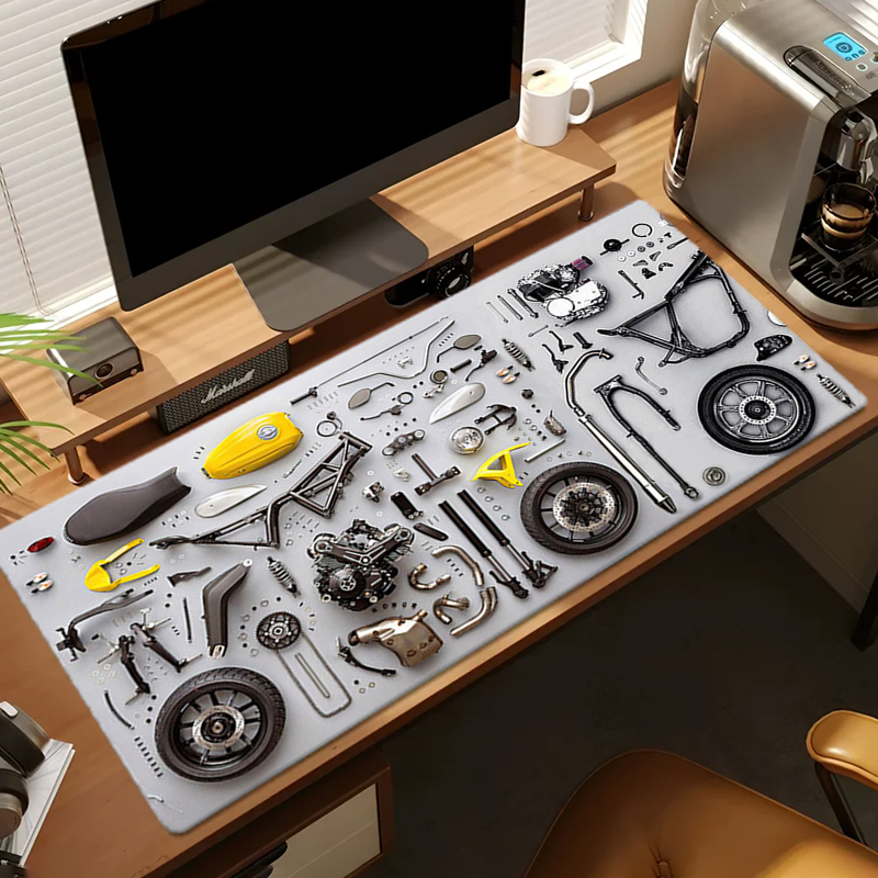 분해도면 고무 마우스 패드 마우스 패드 XXL 게임 액 - Gaming Keyboard And Mouse 리뷰 및 가격