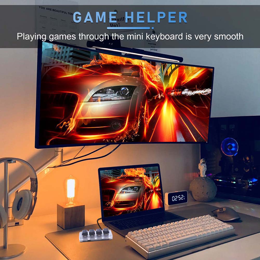 3키 1노브/4키 포토샵 게이밍 키패드 핫스왑 유선 U - Gaming Keyboard 1 Hand 리뷰 및 가격