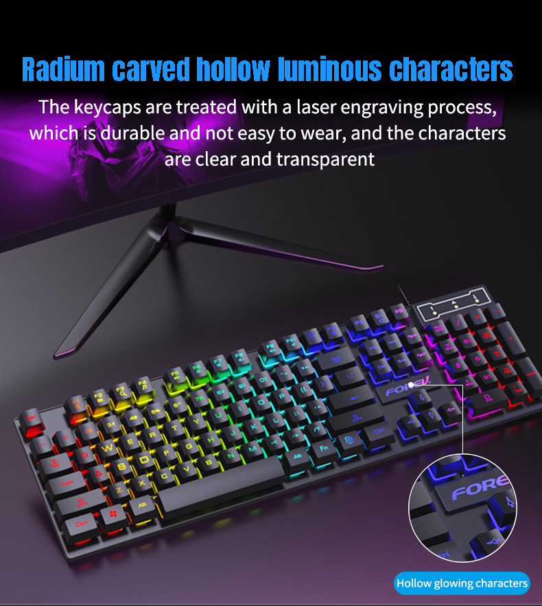 104키 백라이트 기계식 키보드 유선 게이밍 키보드 방 - Gaming Keyboard And Mouse For Xbox 리뷰 및 가격